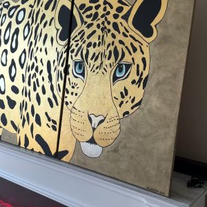 Golden Panther Triptych