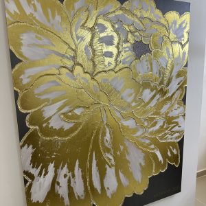 The Golden Peony 120 x 150 cm